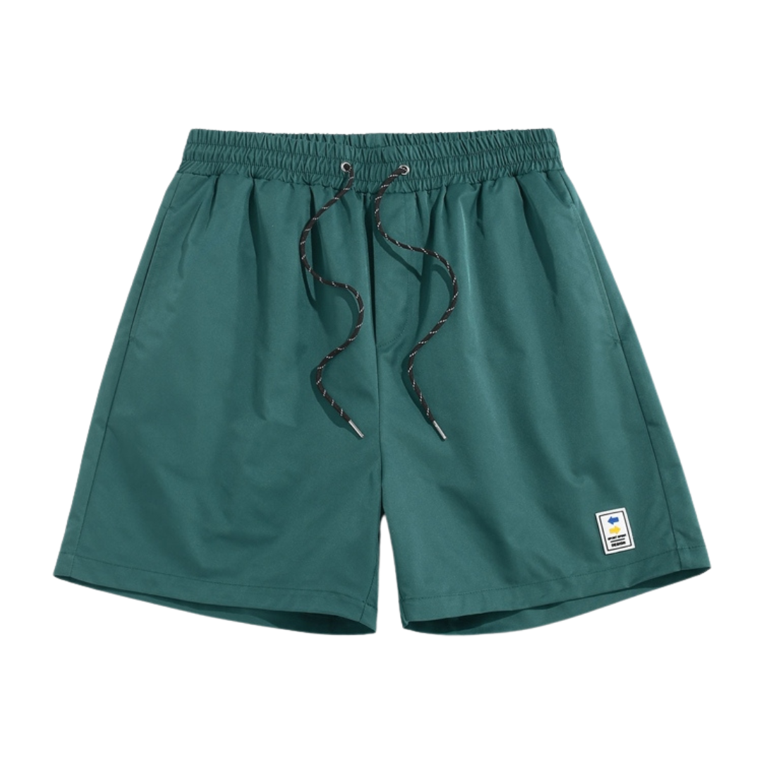 Herr Shorts Elastisk Polyester Fritid-1