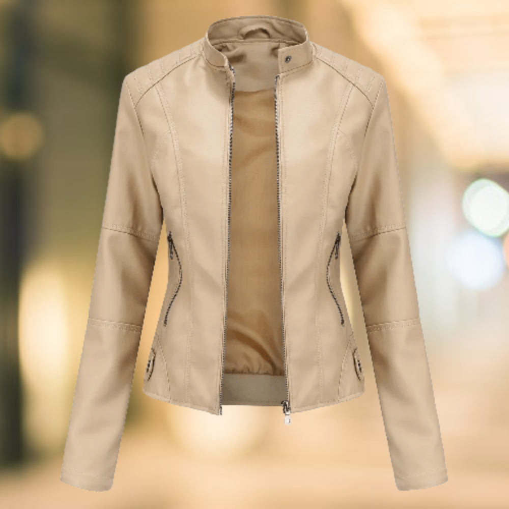 Kvinnors Jacka Stand-up Krage Wolff-6
