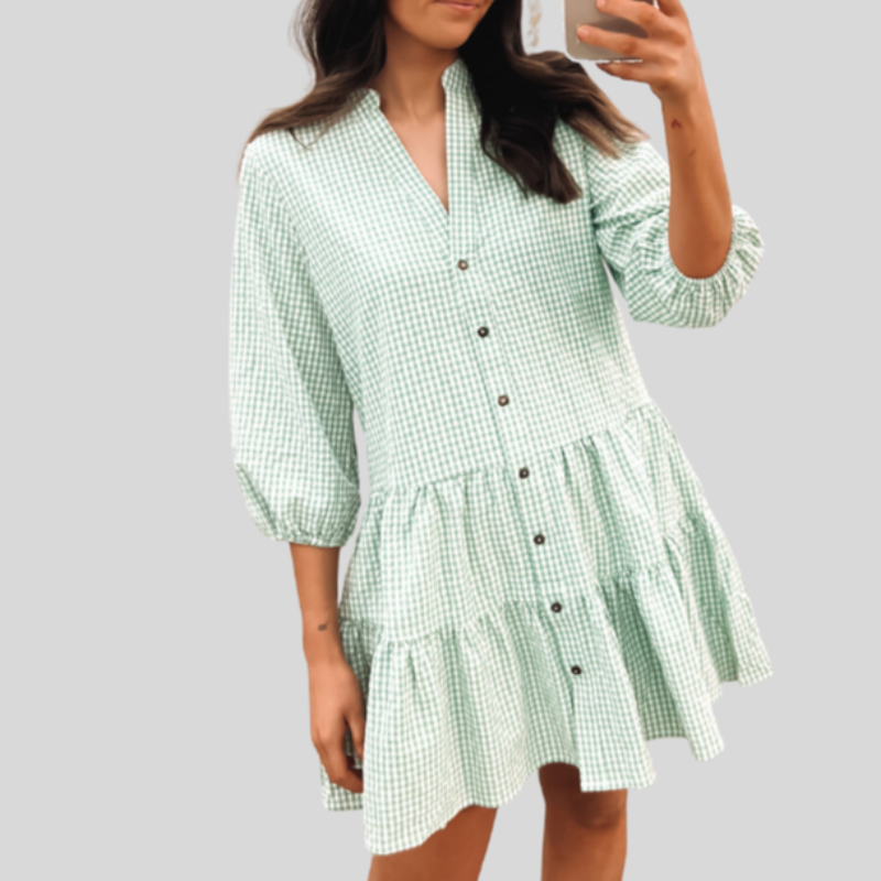 Kvinnors Klänning Elegant Design Polyester-2