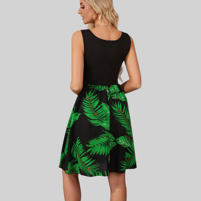 Fina Dam Klänningar Chic Cirkulär Halsringning Polyester-4