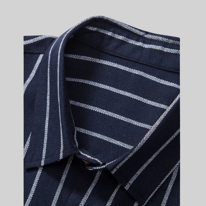 Dam Outfit Set Chic Bomullsblandning Skjorta Byxor-4