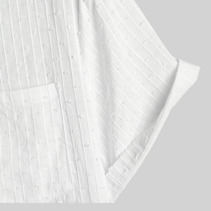 Herrskjorta Casual Tunn Bomull för Avslappnad Stil-4