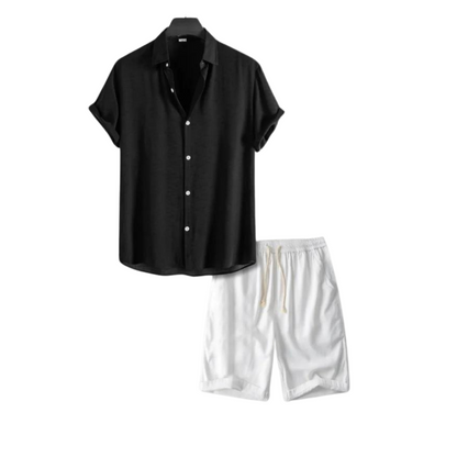 Chic Dam Beach Set i Linne och Bomull – Lätt och Luftig för Strand och Sommarutflykter 8