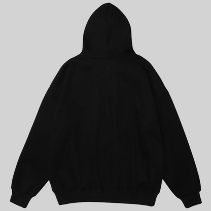 Dam Hoodie Chic Bomull Polyester-3