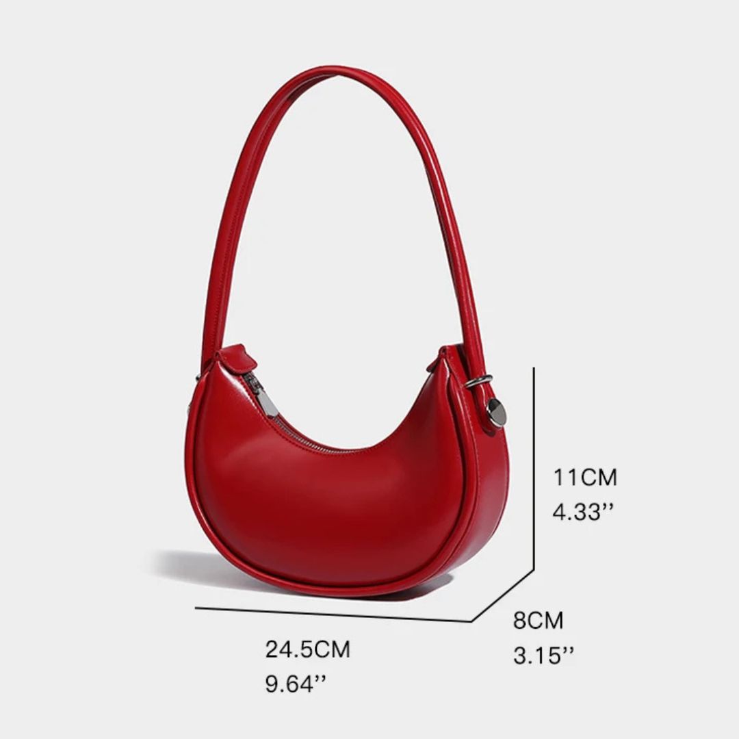Damhandväska Elegant Veganläder Praktisk Compact-4