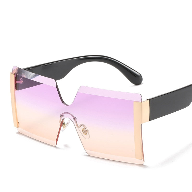 Kvadratiska Solglasögon för Unisex med UV400 Skydd – Lätta Plastglasögon för Modern Stil 4