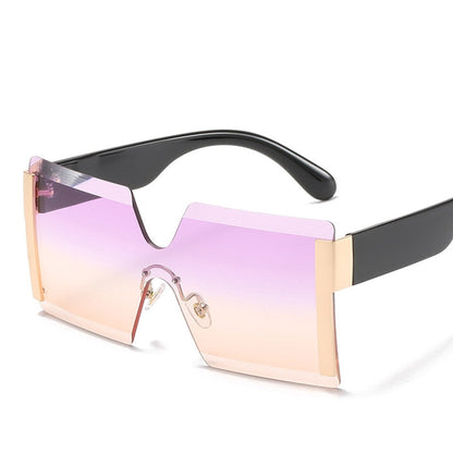 Kvadratiska Solglasögon för Unisex med UV400 Skydd – Lätta Plastglasögon för Modern Stil 4
