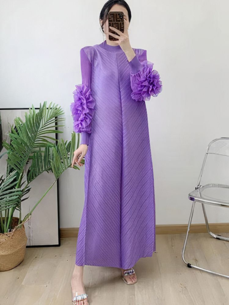 Variant image for Maxiklänning Dam Elegant Polyester Lång Klänning för Vardags och Fest-5