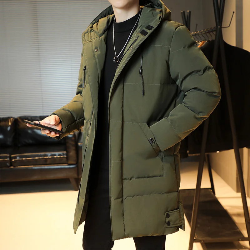 Variant image for Mäns Lång Kappa Vindtät Polyester Bomull-9