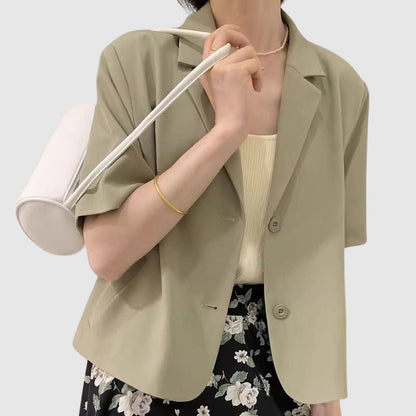 Kvinnors Blazer Modern Stil Högkvalitativt Tyg-2