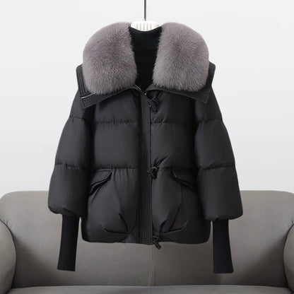 Damjacka Quiltad Elegant Polyester för Damer 5