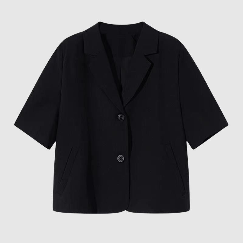 Kvinnors Blazer Modern Stil Högkvalitativt Tyg-5