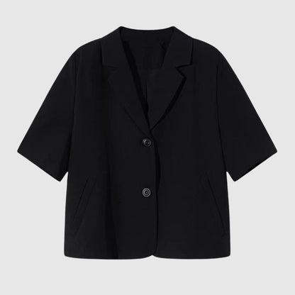 Kvinnors Blazer Modern Stil Högkvalitativt Tyg-5