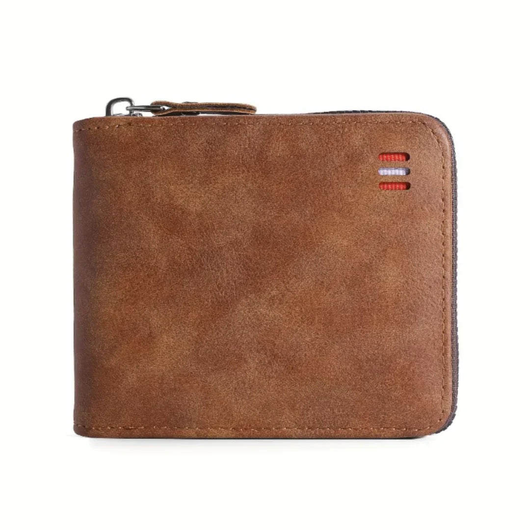 Variant image for Dam Vintage Kort Dragkedja PU-Läder-3