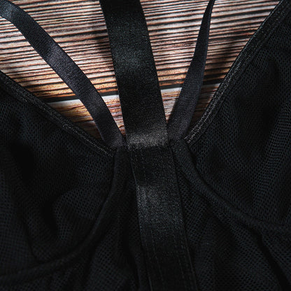 Dam Teddys Transparent Strappy Polyester-5