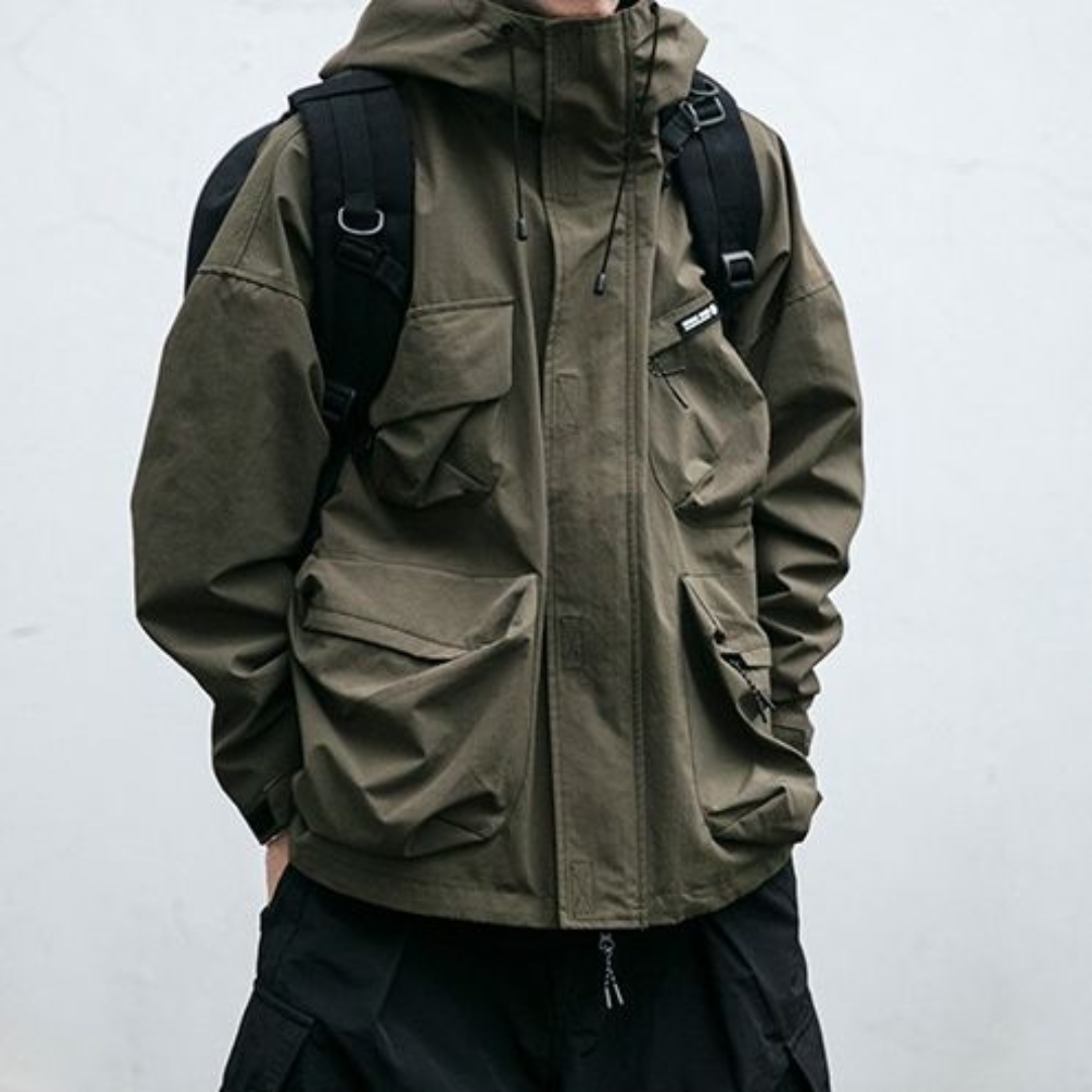 Variant image for Herr Taktisk Jacka Urban Stil Hållbart Material-1