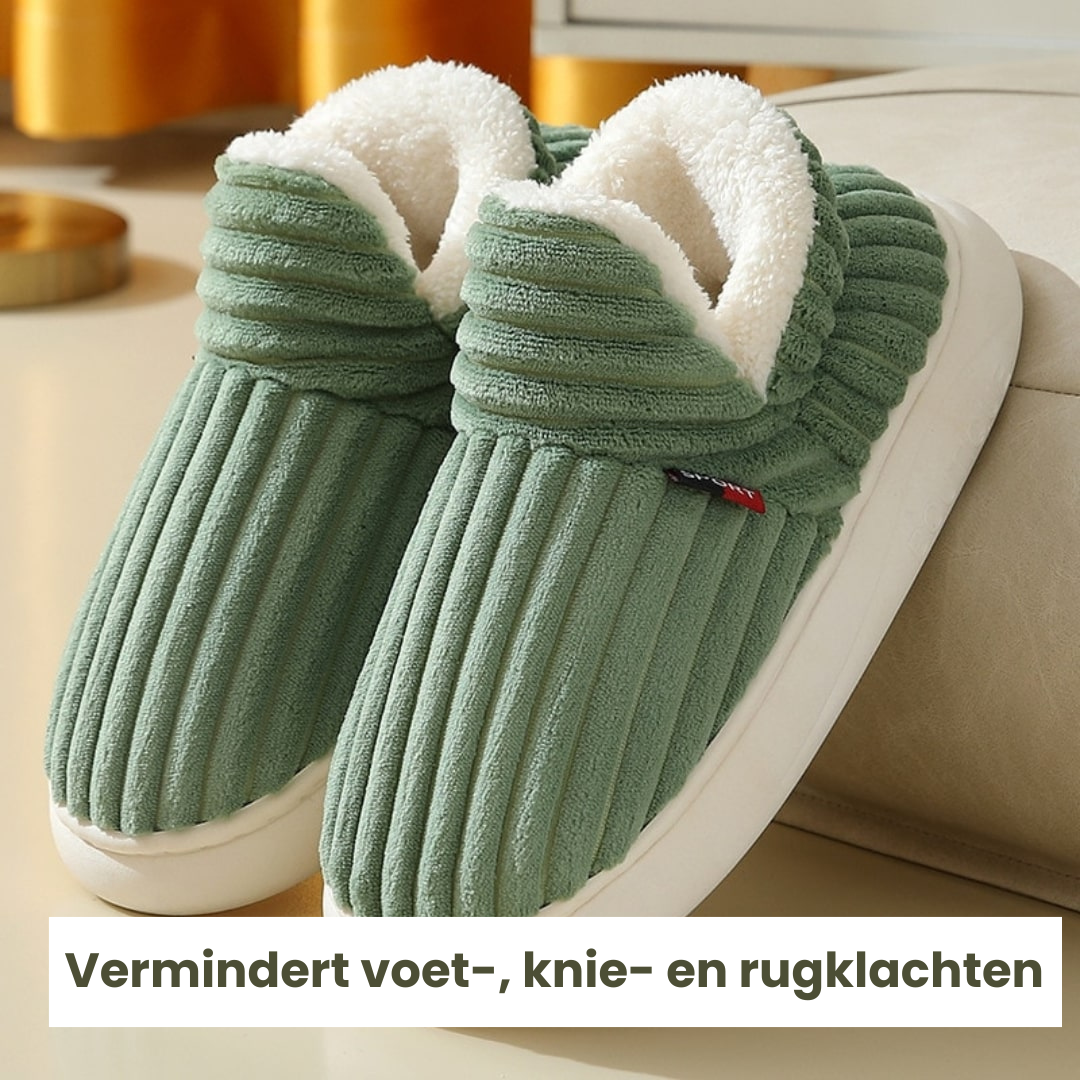 Herr Tofflor Mjuka och Värmande Textil Stötdämpande Design-6