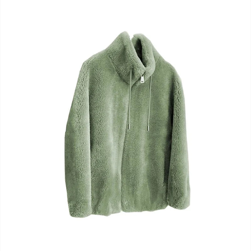 Dam Rullkrage Mjuk Fleece Elegant Komfort 2