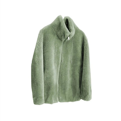Dam Rullkrage Mjuk Fleece Elegant Komfort 2
