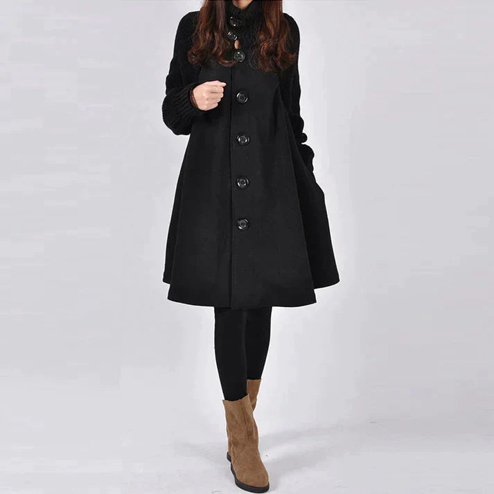 Variant image for Damjacka Lång Tjockt Material Elegant Vinterjacka-7