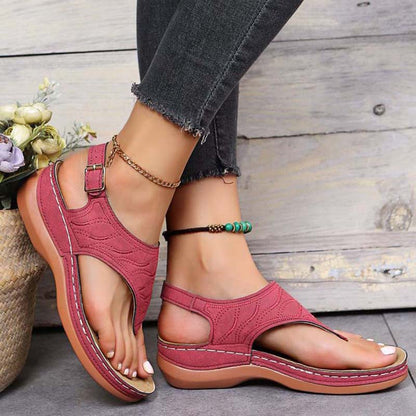 Damens Ortopediska Flip-Flops Syntetmaterial Ergonomisk Design-5