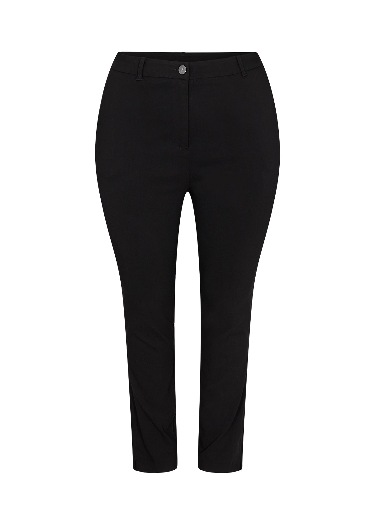 Snygga Byxor Dam Slim Fit Viskosblandning med Fyra Fickor-6