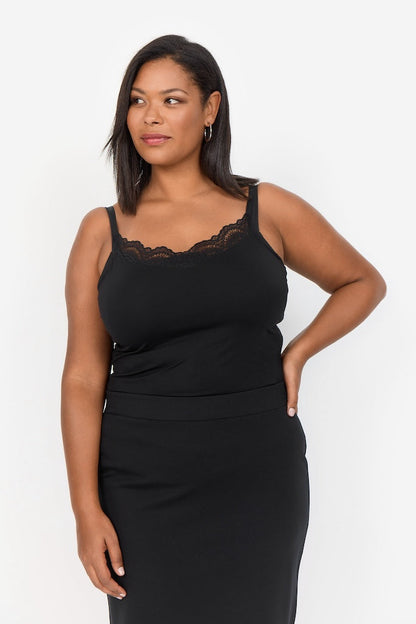 Dam Festtopp Justerbara Remmar Lyocell Elastan-4