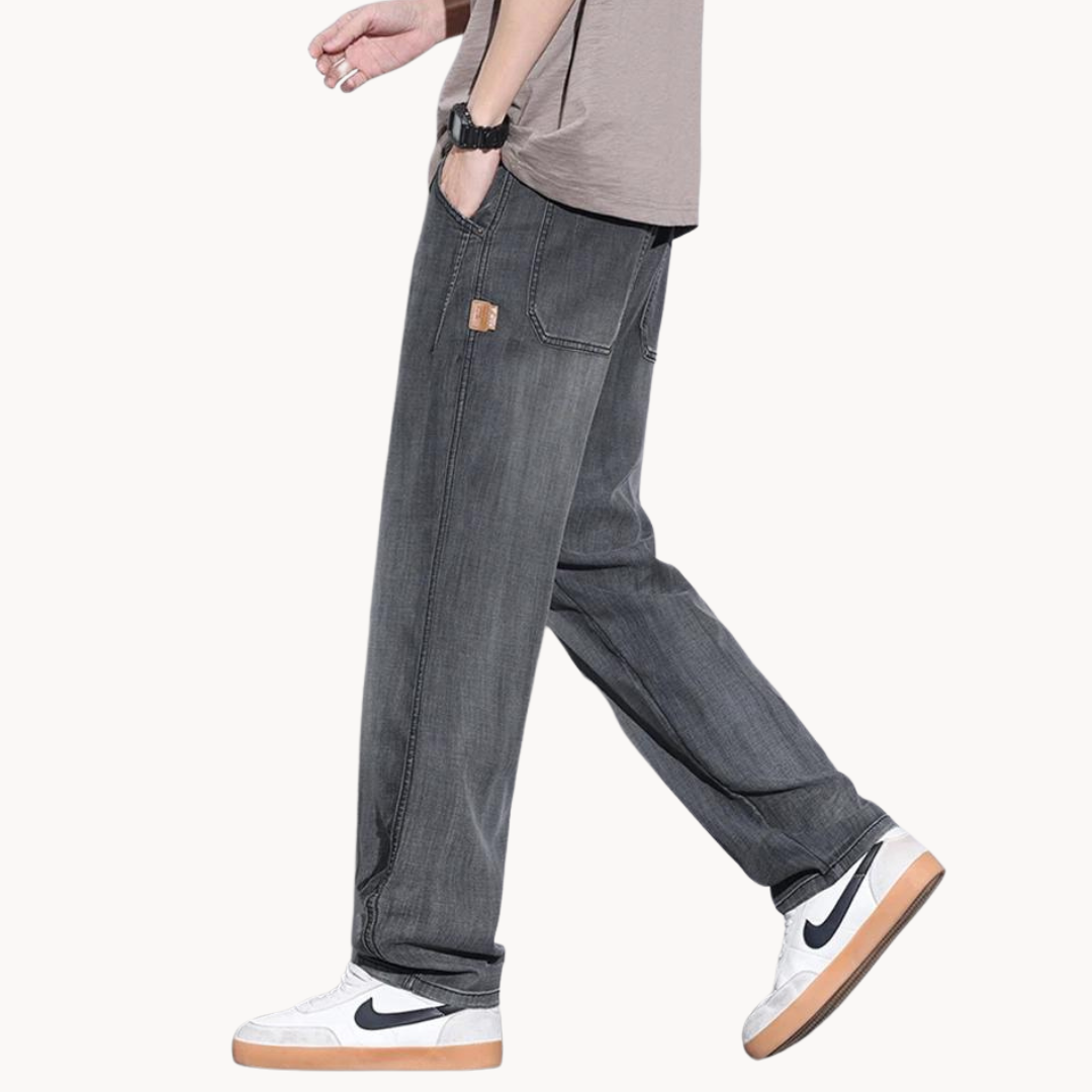 Herr Jeans Raka Snitt Stretch Denim-2