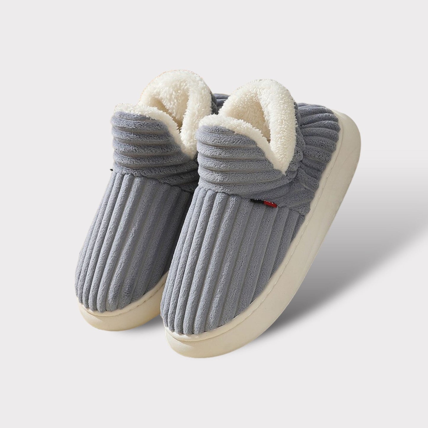 Variant image for Herr Tofflor Flanellfleece Varm Komfort med Tjock Sula-15