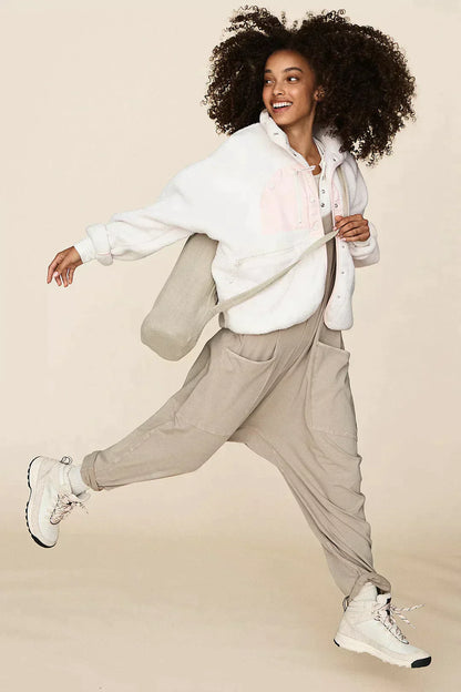 Variant image for Dam Jumpsuit Lätt Stretchig Syntetfiber med Fickor-19