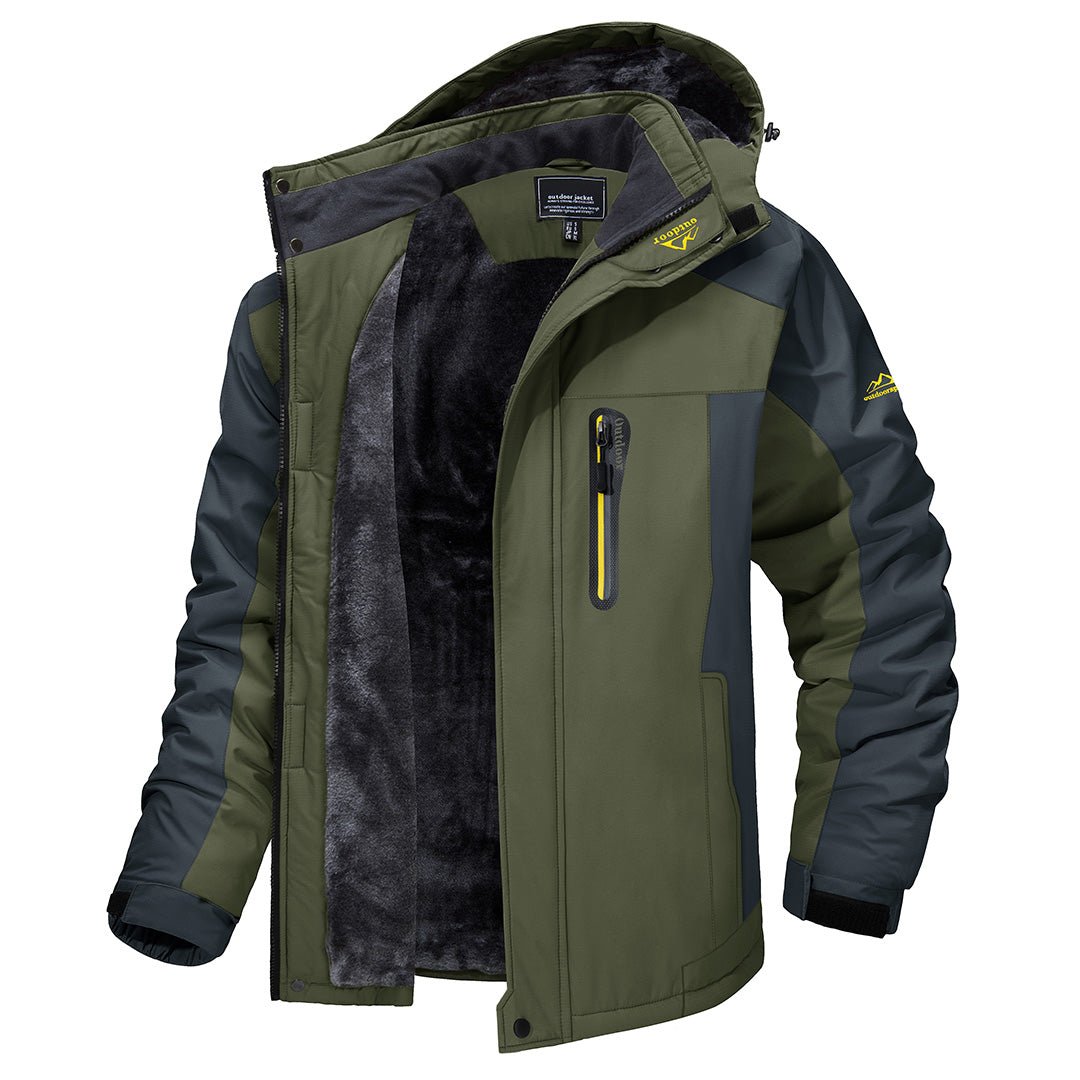 Variant image for Herrjacka Vindtät Utomhusjacka Slitstark Material för Äventyr-6