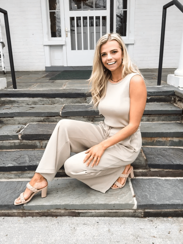 Variant image for Dam Jumpsuit Långärmad Lätt Tyg med Sidofickor-1