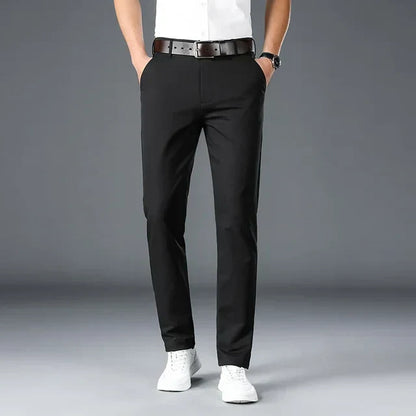 Herrbyxor Modern Stil Andningsbart Material-1
