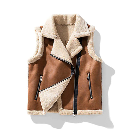 Kvinnors Ärmlös Jacka Isolerande Material Värmande Design-1