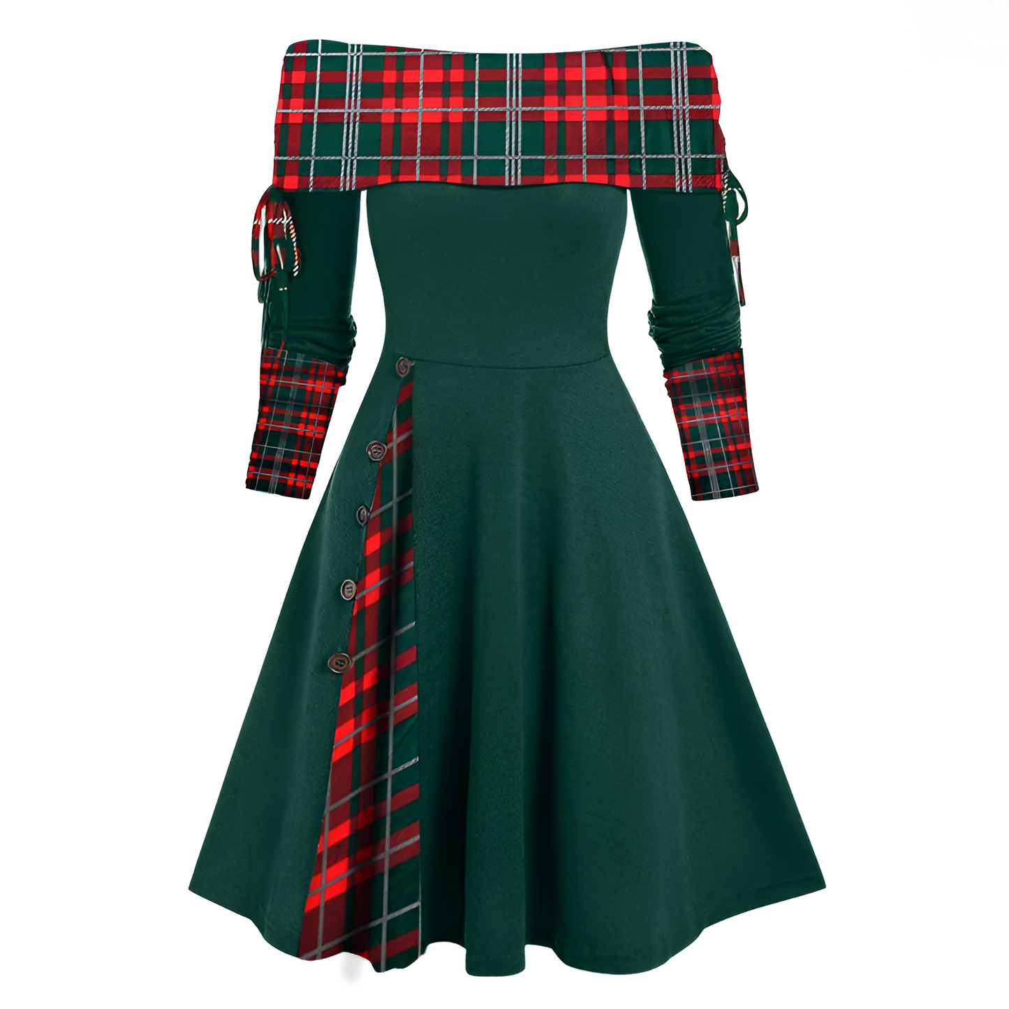 Variant image for Dam Klänning Utan Axel Lätt Material Chic Elegant-25