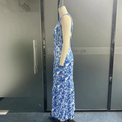 Dam Maxiklänning Med Veckade Detaljer Polyester-6