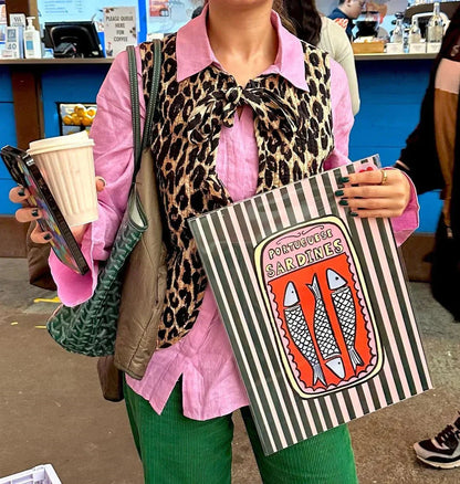 Dam Topp Leopardtryck Knytning Polyester-3