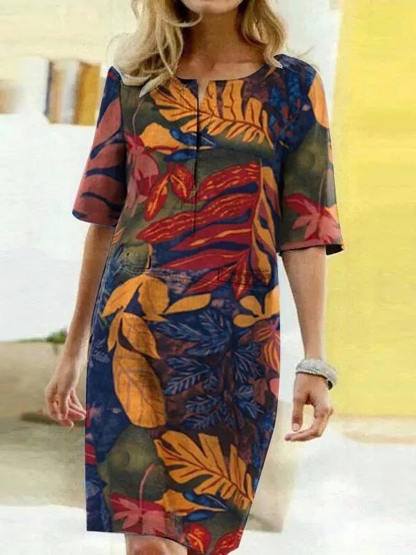 Variant image for Kvinnors Lätt Klänning Elegant Polyester-8