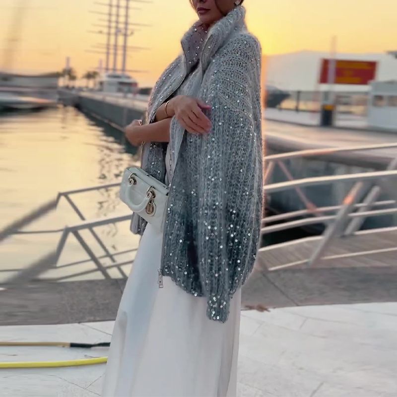 Variant image for Dam Tröja Elegant Detaljer Högkvalitativt Material-1