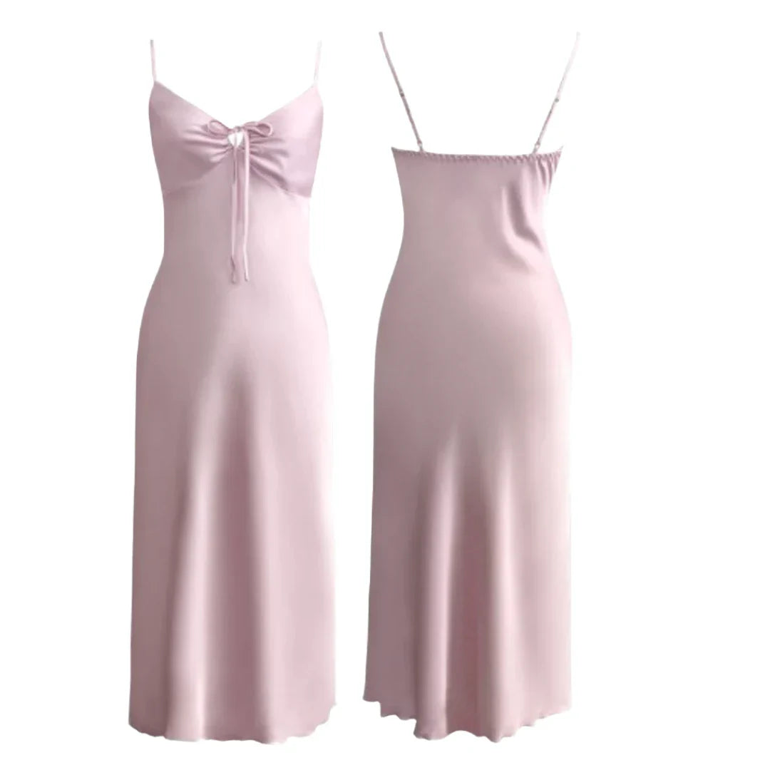 Dam Klänning Festlig Slim Fit Satin 1