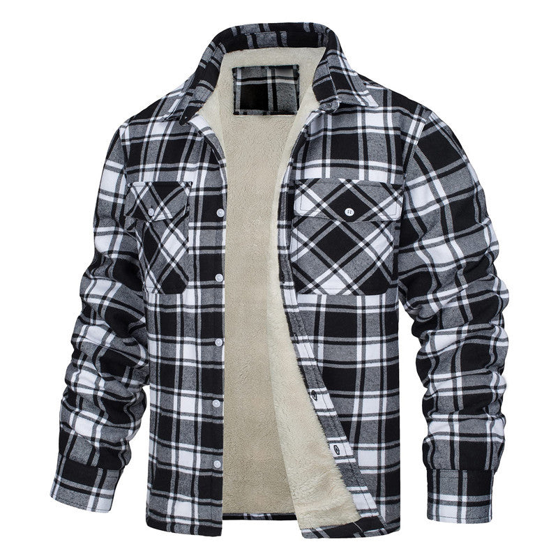 Variant image for Herrjacka Randig Höstjacka i Högkvalitativ Bomull och Polyester-1