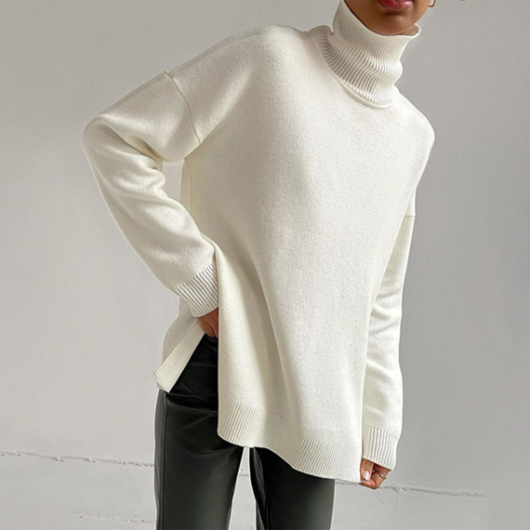 Variant image for Dam Turtleneck Tröja Klassisk Design Mjuk Material-10