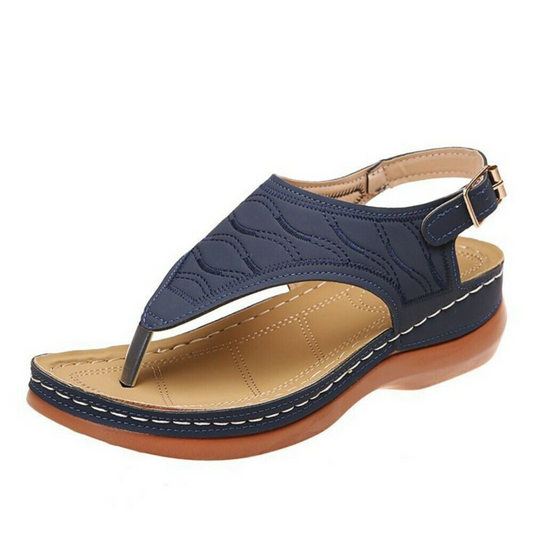 Dam Sommarsandal Justerbara Remmar Andningsbart Material-1