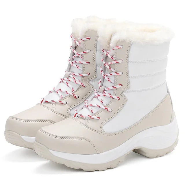 Variant image for Kvinnors Snöbåtar Vinter Ankelhöjd Vattentåligt Slitstarkt Yttertyg-28