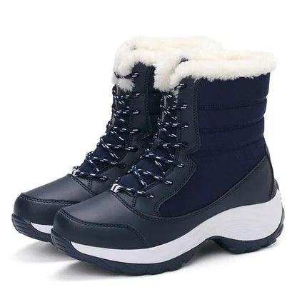 Variant image for Kvinnors Snöbåtar Vinter Ankelhöjd Vattentåligt Slitstarkt Yttertyg-10