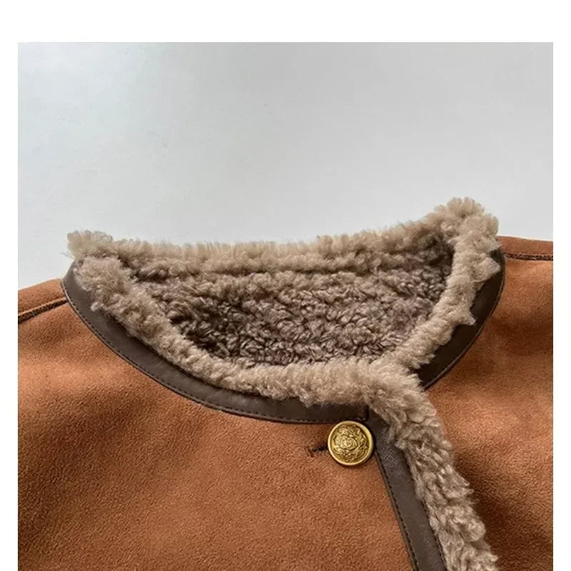 Damjacka Plysch Elegant Design Mjuk och Bekväm-6