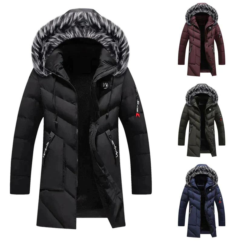 Dam Vinterjacka Parka Fleecefoder Organisk Bomull Återvunnen Polyester-5