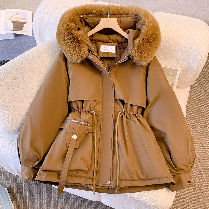 Variant image for Vinterjacka Dam Elegant Ull Polyester Lång-11