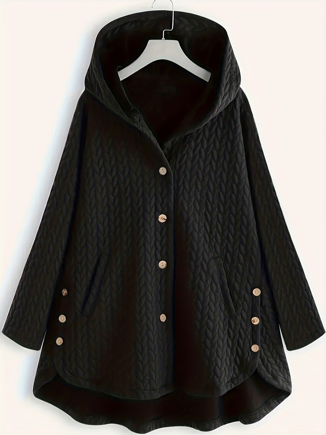 Variant image for Dam Lång Vinterjacka Oversized Ull och Polyester-21