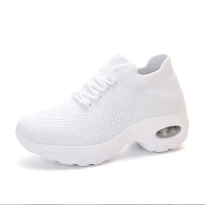 Kvinnors Plattformssportsneaker Anatomiskt Stöd Syntetiskt Material-6